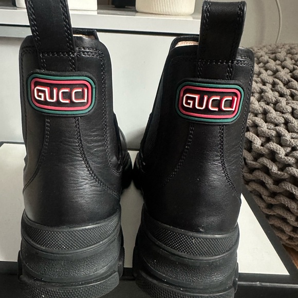 Gucci Black Leather Ankle Boots - Picture 13 of 14